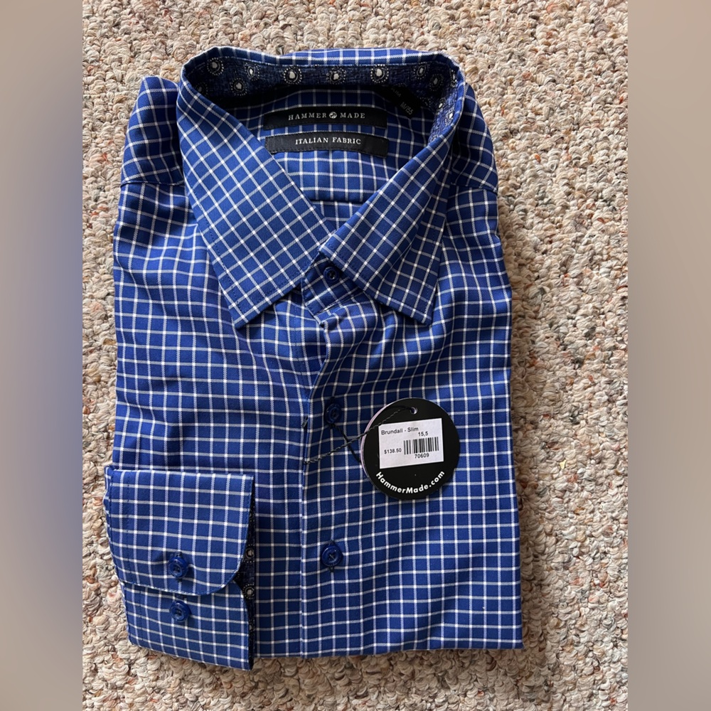 NWT Hammermade Brundall Slim Fit Button Up